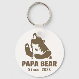 Porte-clés Papa Ours Grognon depuis l'Année de la Paternité