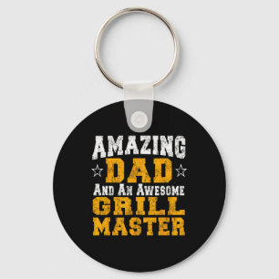 Porte-clés Papa Père Rbecue Chemise Bbq Grill Master Pit Boss