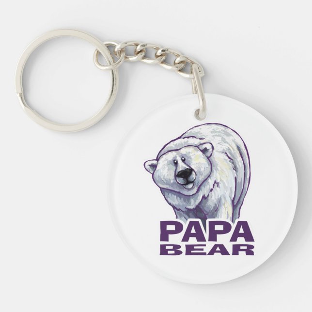 Porte-clés Papa Polar Bear (Devant)