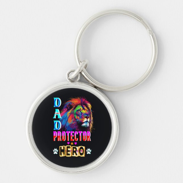 Porte-clés Papa Protector Hero (Devant)