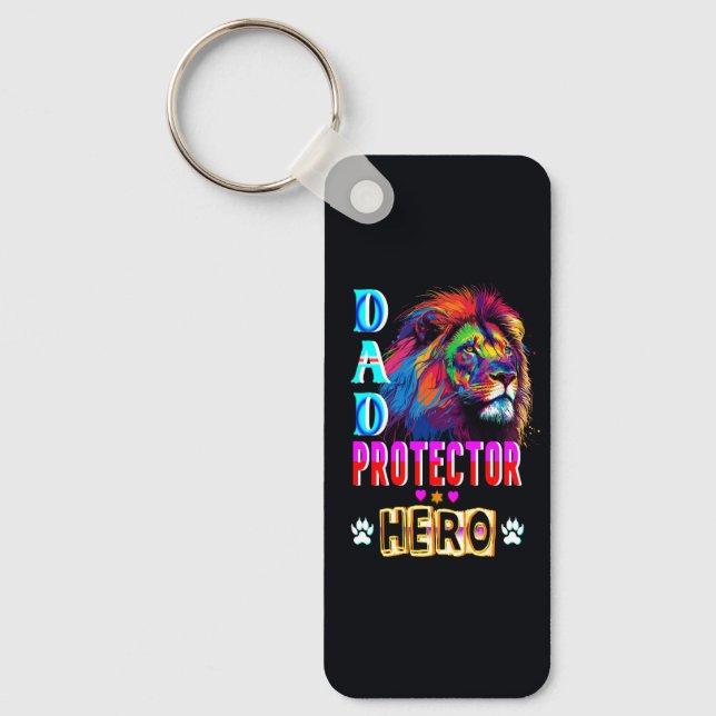 Porte-clés Papa Protector Hero (Recto)