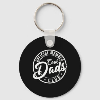 Porte-clés Papa Rétro Fête des Pères Hommes Membre Officiel C