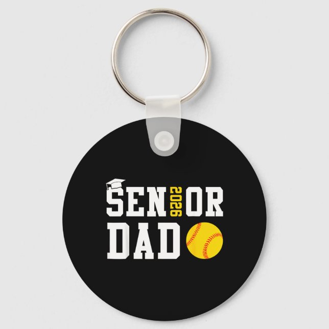 Porte-clés Papa Senior 2026 Softball Promotion 2026 (Recto)