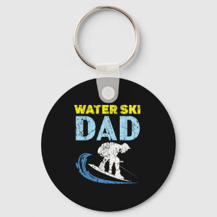 Porte-clés Papa ski nautique Ski nautique Meilleur papa de to