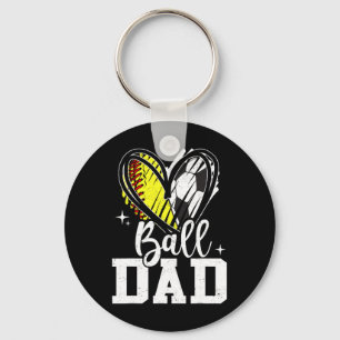 Porte-clés Papa Softll Soccer Papa de tous les deux