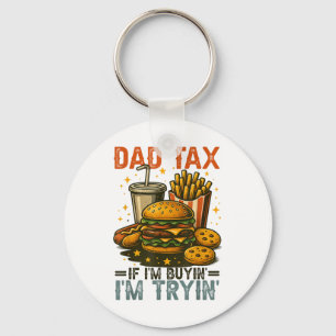 Porte-clés Papa Taxes Si J'Achète Je Teste Drôle Papa 4 De Ju
