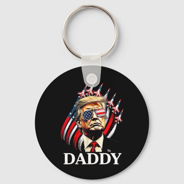 Porte-clés Papa Trump Drôle - Papa Trump  (Recto)