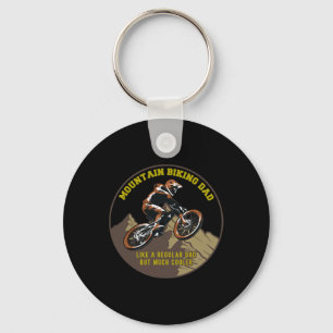 Porte-clés Papa VTT Comme Papa Normal Mais Plus Cool Mt