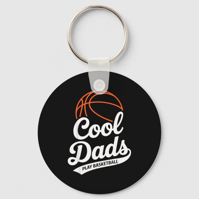 Porte-clés Papás Cool Jouent Au Basket Papa (Recto)