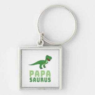 Porte-clés Papasaurus Dinosaur Tyrannosaurus Rex Fête des pèr
