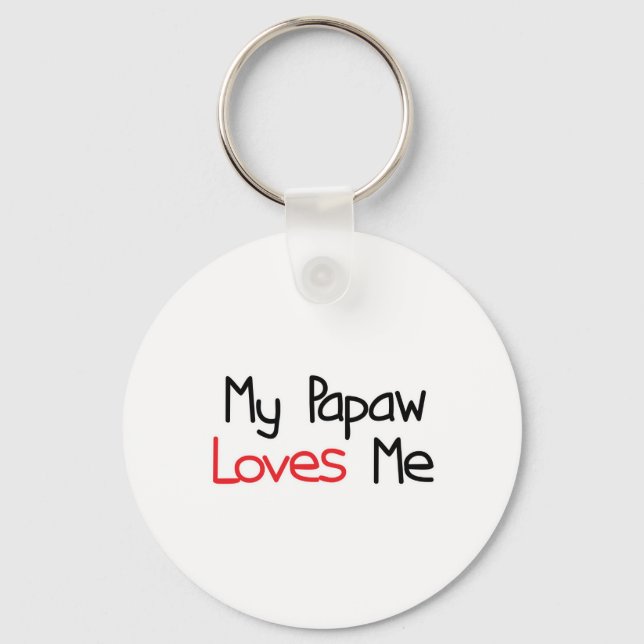 Porte-clés Papaw M'aime (Recto)