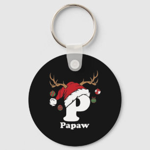 Porte-clés Papaw Of Family Christmas 2024 Correspondant Père