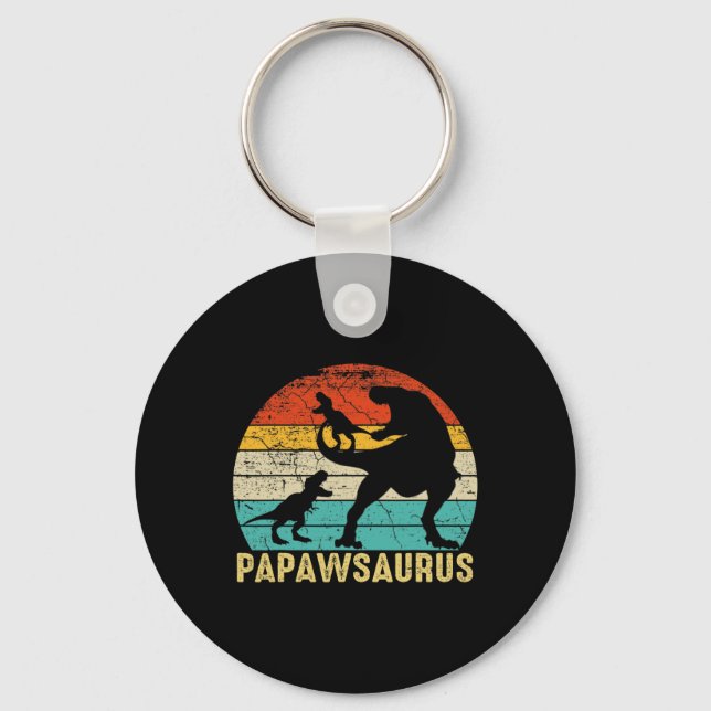 Porte-clés Papawsaurus Rex Papaw Dinosaure 2 Enfants Fête des (Recto)