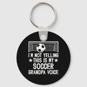 Porte-clés Papé de footballeur voix grand-père