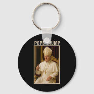 Porte-clés Pape Trump 1 Trump Pape Donald Trump Siège politiq
