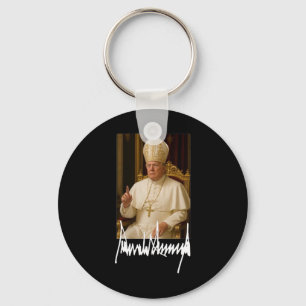 Porte-clés Pape Trump Drôle Président Américain Trump Vatican