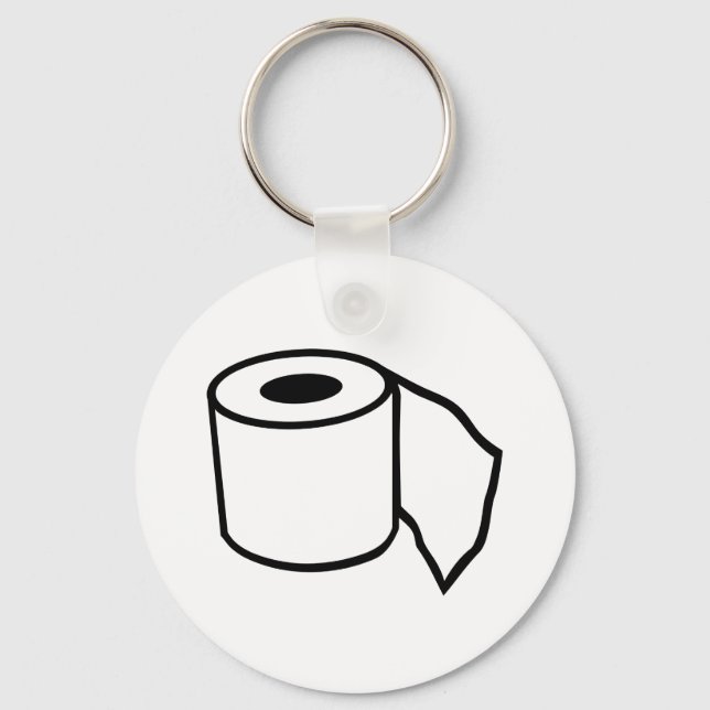 Porte-clés Papier de toilette (Recto)