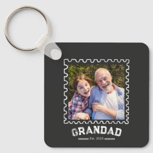 Porte-clés Papier Grandad a établi la typographie moderne pho