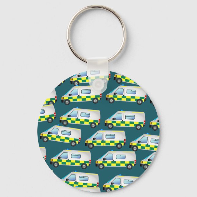 Porte-clés Papier peint Ambulance (Recto)