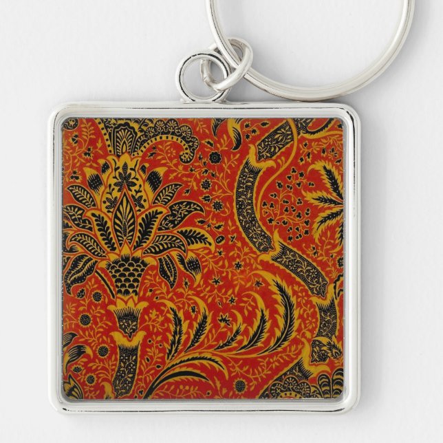Porte-clés Papier peint antique William Morris India (Devant)