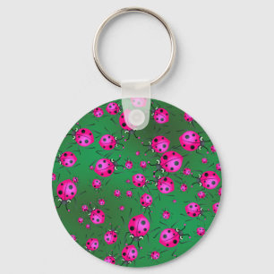 Porte-clés Papier peint de coccinelle