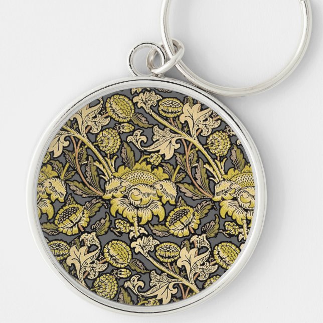 Porte-clés Papier peint Floral Arts Crafts de William Morris  (Devant)