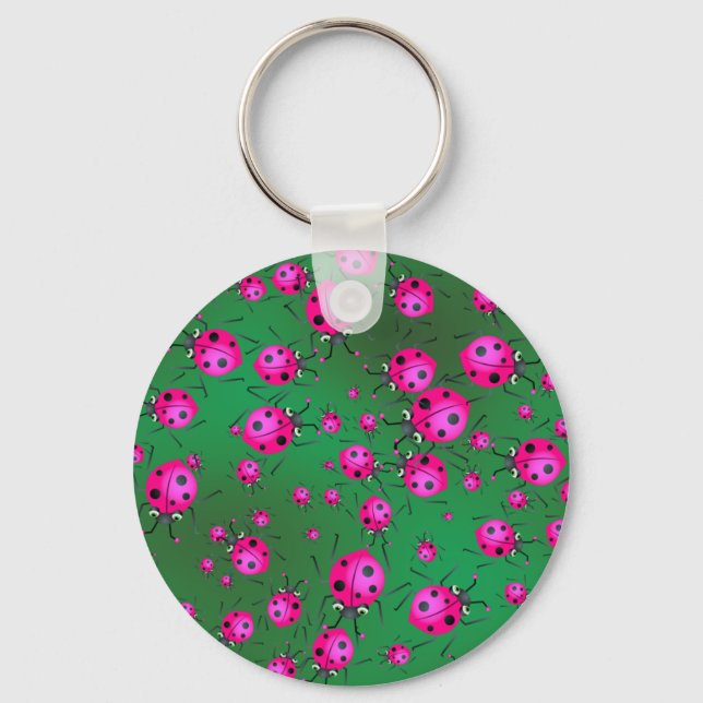Porte-clés Papier peint Ladybug (Recto)