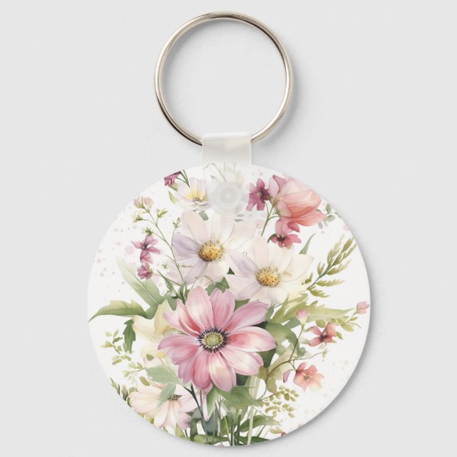 Porte-clés Papier peint papillon pour nurserie  (Recto)