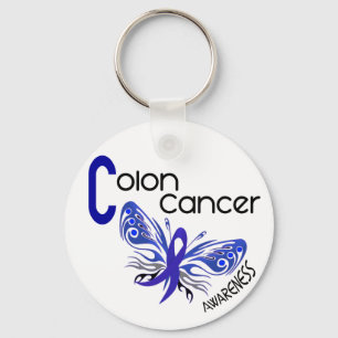 Porte-clés PAPILLON 3 de cancer du colon