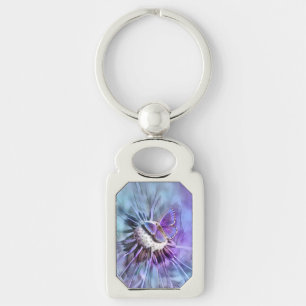 Porte-clés Papillon au printemps