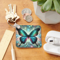 Papillon aux étoiles galactiques et brillantes