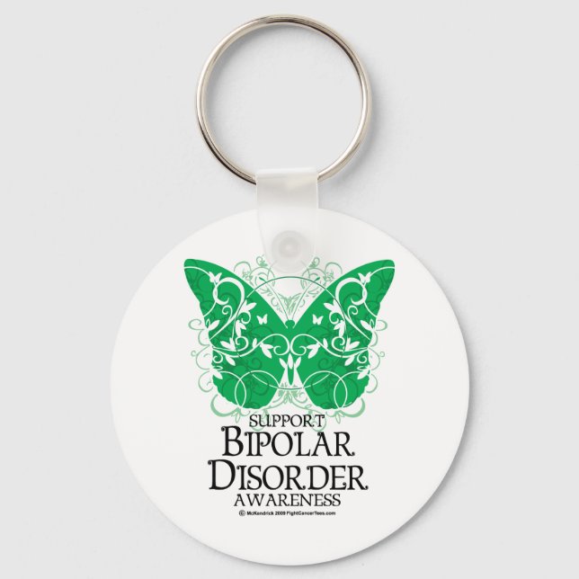 Porte-clés Papillon bipolaire (Recto)