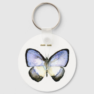 Porte-clés Papillon : Bleu Vert-Réuni