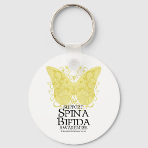 Porte-clés Papillon de spina bifida
