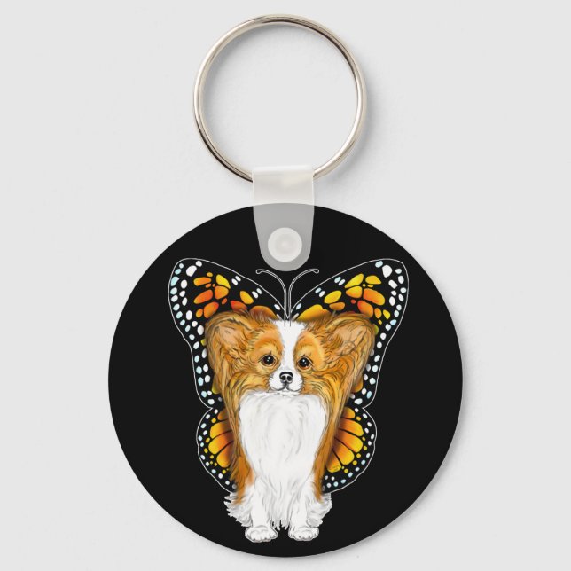 Porte-clés Papillon déguisé (Recto)