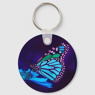 Porte-clés Papillon en Porte - clé bleu clair