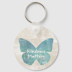 Porte-clés Papillon Kindness Matters