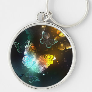Porte-clés Papillon lumineux et papillons de nuit