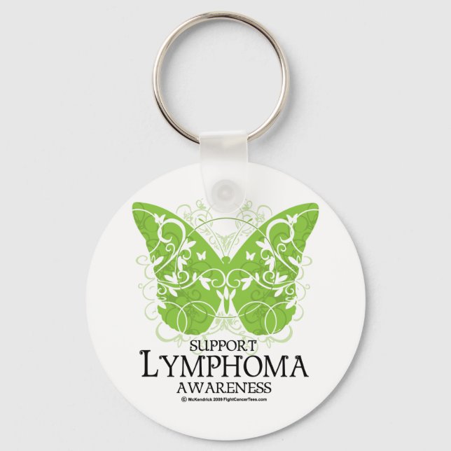Porte-clés Papillon Lymphoma (Recto)