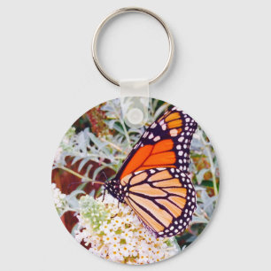 Porte-clés Papillon monarque