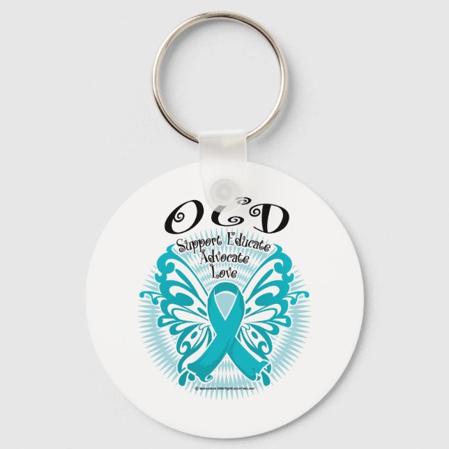 Porte-clés Papillon OCD 3 (Recto)