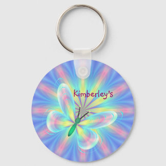 Porte-clés Papillon pastel