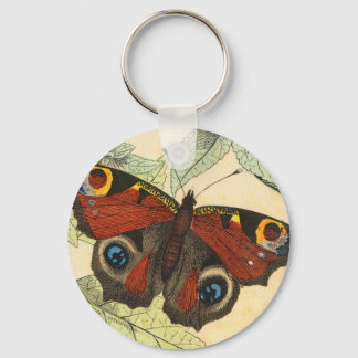 Porte-clés Papillon Peacock