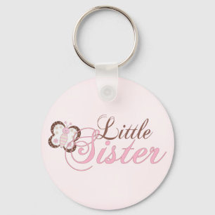 Porte-clés Papillon rose 2 Petite Soeur