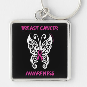 Porte-clés Papillon/Tribal...Cancer du sein