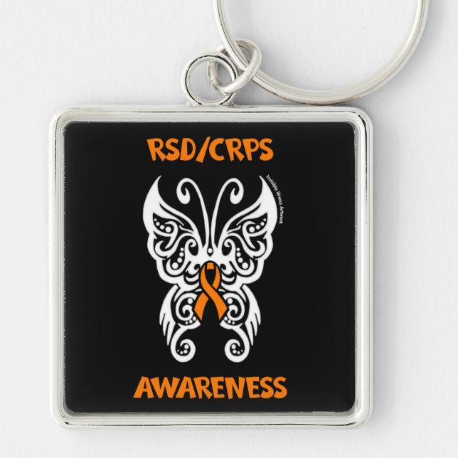 Porte-clés Papillon/Tribal...Porte - clé RSD/CRPS (Devant)