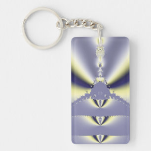 Porte-clés Papillon Violet