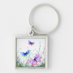 Porte-clés Papillons colorés Porte - clé de printemps volants
