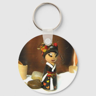 Porte-clés Papillons d'automne III