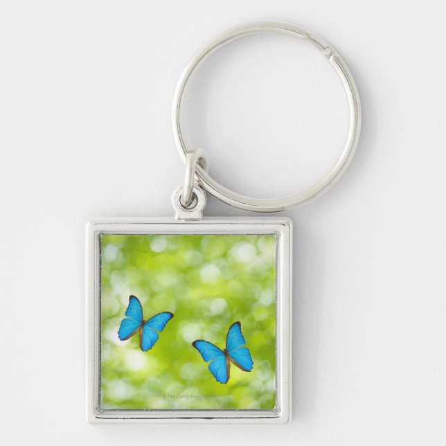 Porte-clés Papillons volant, composé de Digitals (Devant)